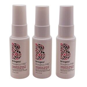 Briogeo Rosarco Milk Reparative Leave In Conditioning Spray Lot of 3